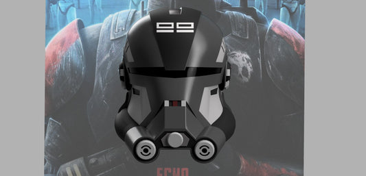 Echo Helmet (The Clone Wars and The Bad Batch) Stl (Download)