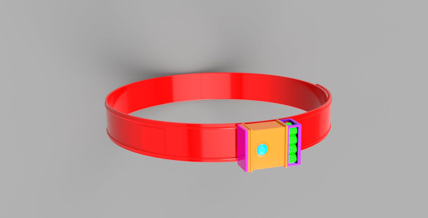 Loki's Time Displacement TVA Collar (DisneyPlus Loki Tv Show) STL (Download)