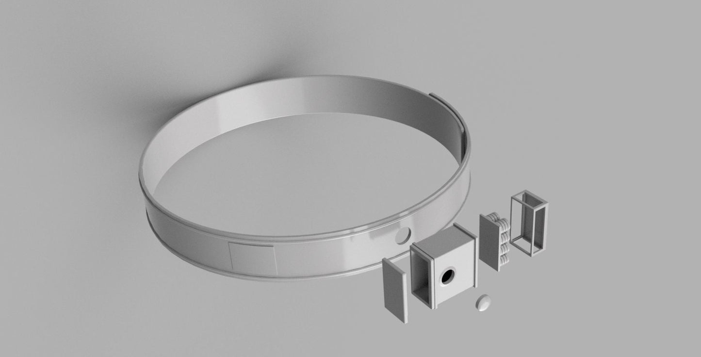 Loki's Time Displacement TVA Collar (DisneyPlus Loki Tv Show) STL (Download)