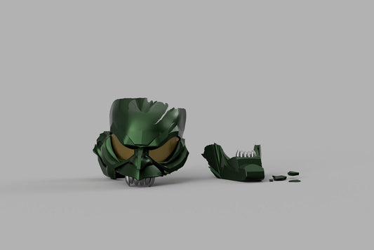The Green Goblin Helmet Broken  (Spider-Man Raimi and No Way home) STL (Download)