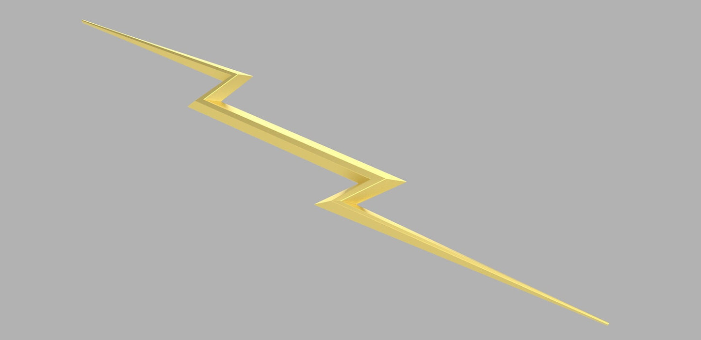 Zeus Lightning Bolt STL (Thor: Love and Thunder) (Download)