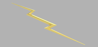 Zeus Lightning Bolt STL (Thor: Love and Thunder) (Download)