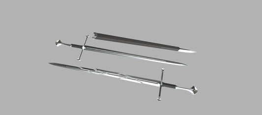 Narsil / Anduril Stl (Lord of the Rings) STL (Download)
