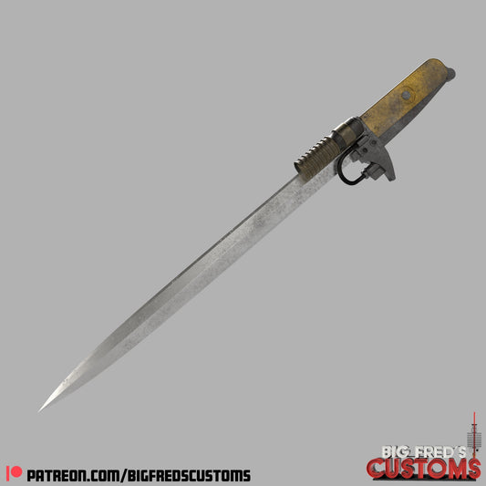 Paz Vizsla Vibroblade (The Mandalorian) STL (Download)