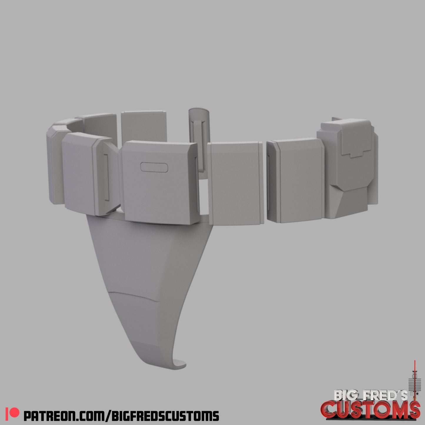 Imperial Super Commando Belt (The Mandalorian) STL (Download)