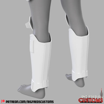 Imperial Super Commando Shin/ Knee Armor (Beskar Stormtrooper) Stl (Download)