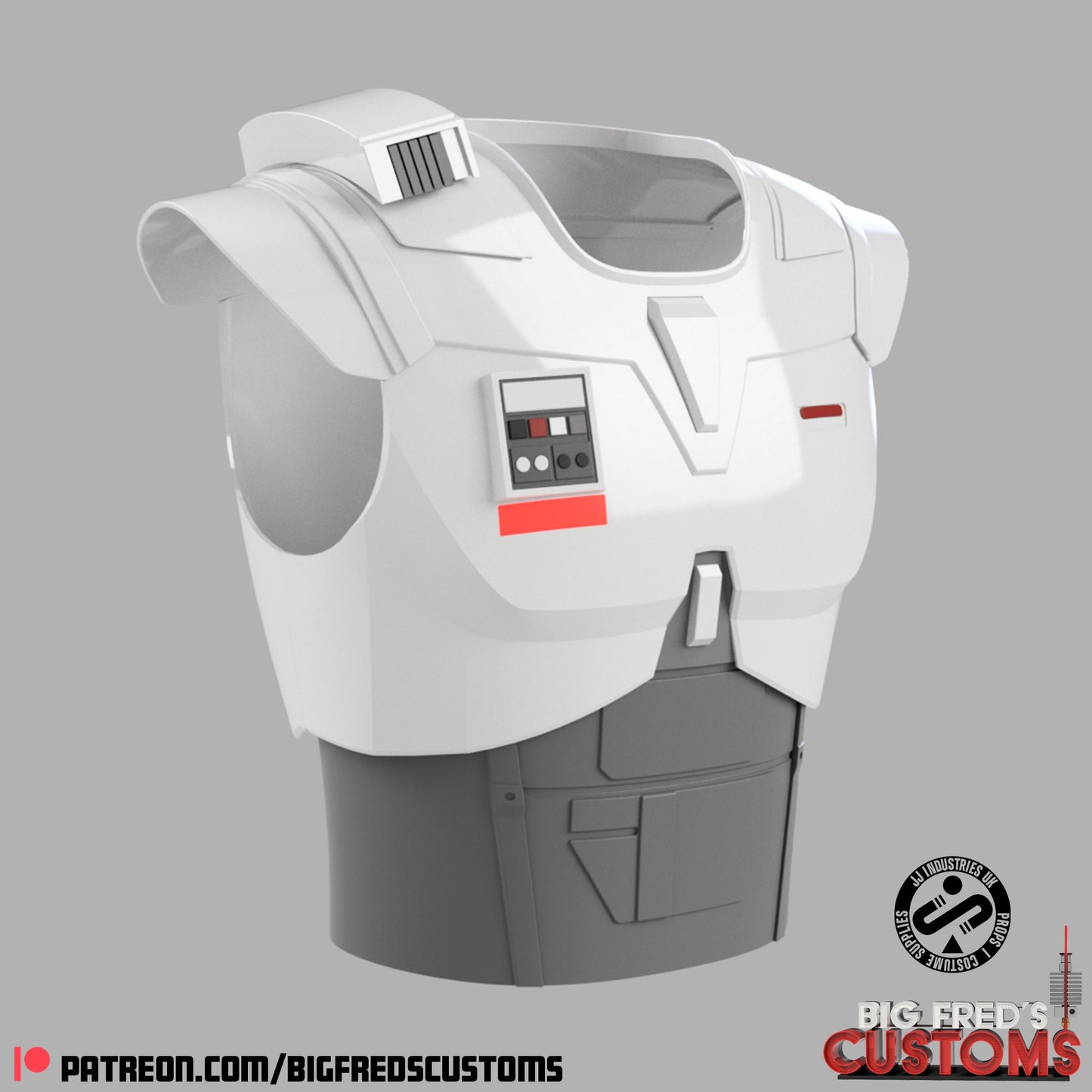 Imperial Super Commando Chest Armor (Beskar Stormtrooper) Stl (Download)