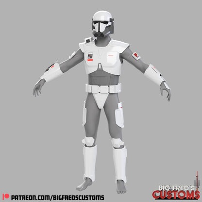 Imperial Super Commando Armor Set (Beskar Stormtrooper) Stl (Download)