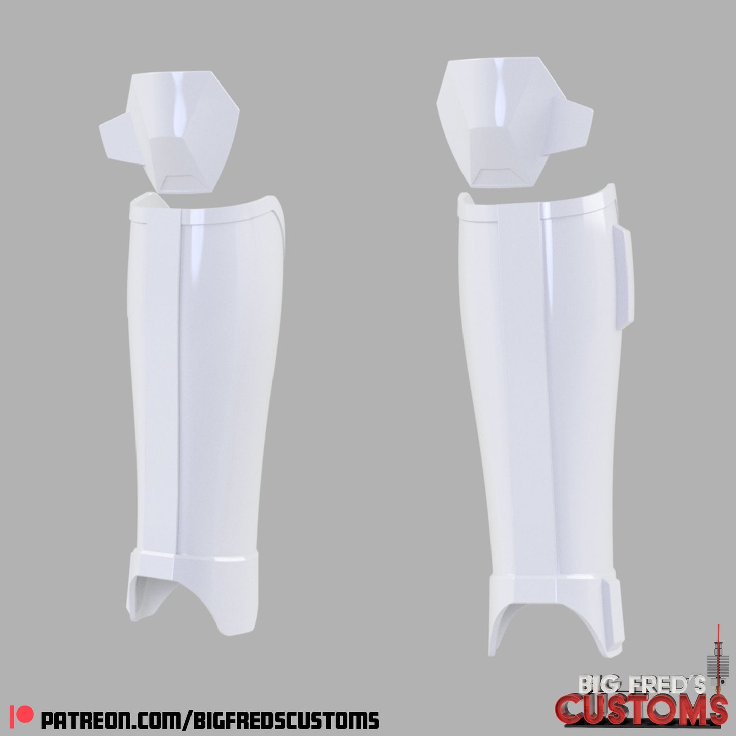 Imperial Super Commando Shin/ Knee Armor (Beskar Stormtrooper) Stl (Download)