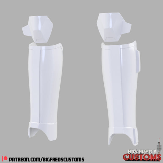 Imperial Super Commando Shin/ Knee Armor (Beskar Stormtrooper) Stl (Download)