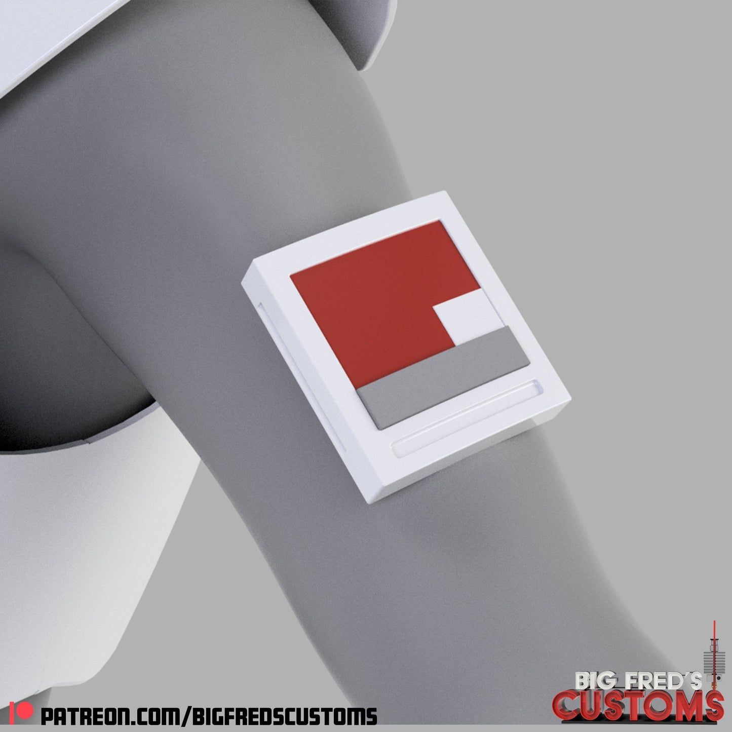 Imperial Super Commando Arm Boxes (Beskar Stormtrooper) Stl (Download)