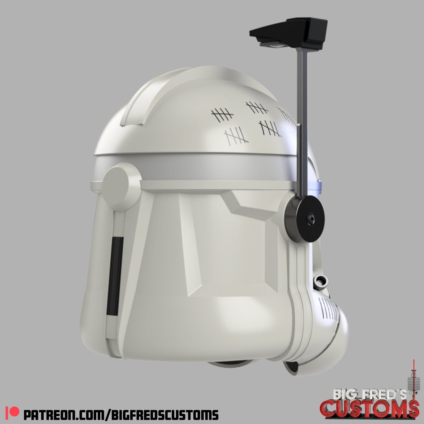 Captain Rex Phase 2 Clone Helmet (Live Action Ahsoka) Stl (Download)