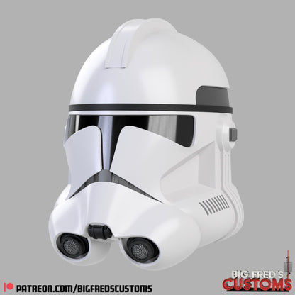Phase 2 Clone Helmet (Live Action, Kenobi, Mando) Stl (Download)