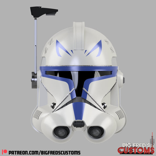 Captain Rex Phase 2 Clone Helmet (Live Action Ahsoka) Stl (Download)