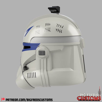 Captain Rex Phase 2 Clone Helmet (Live Action Ahsoka) Stl (Download)