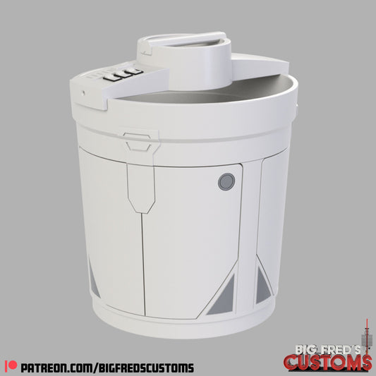 Camtono Trick-or-Treat Bucket (The Mandalorian) STL (Download)