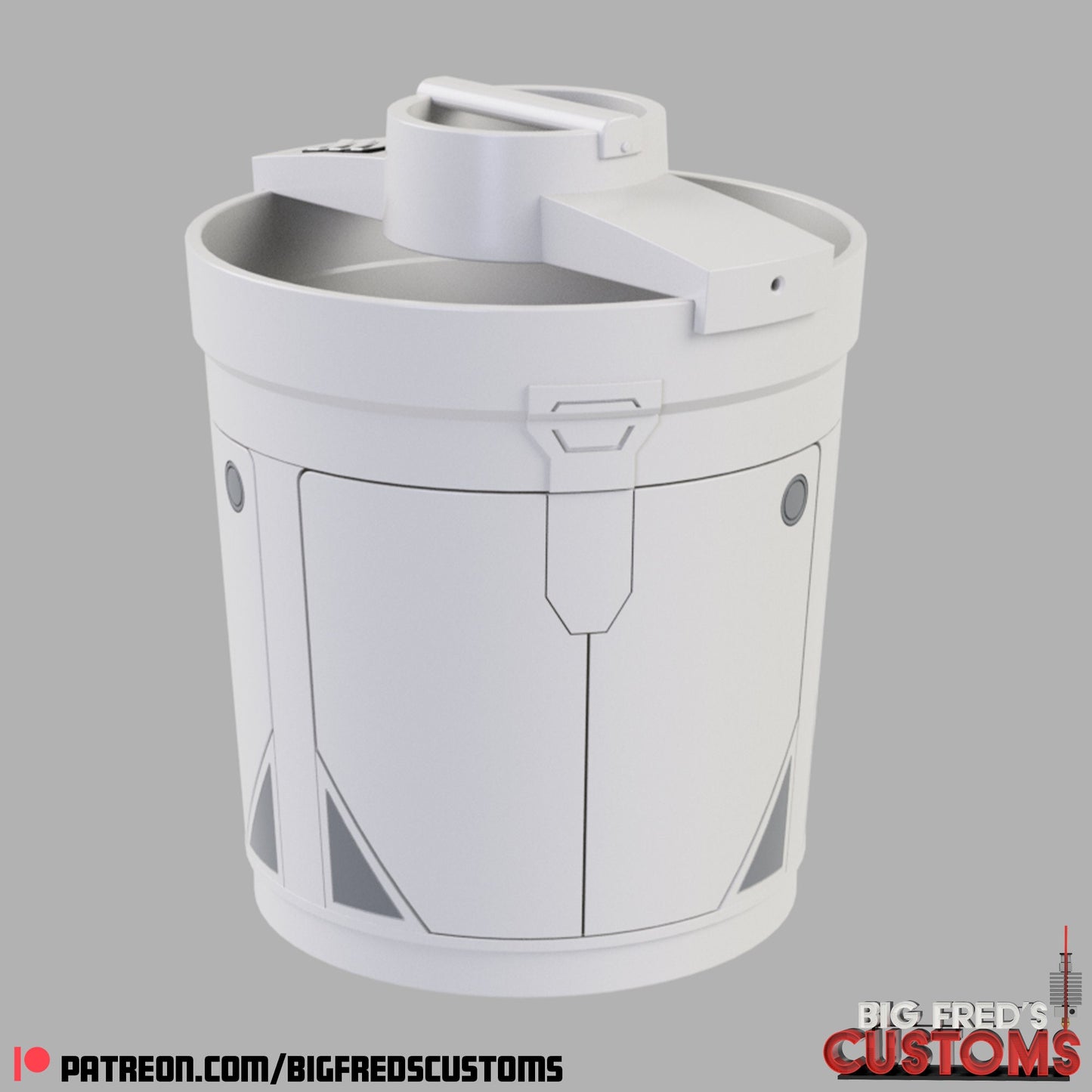Camtono Trick-or-Treat Bucket (The Mandalorian) STL (Download)