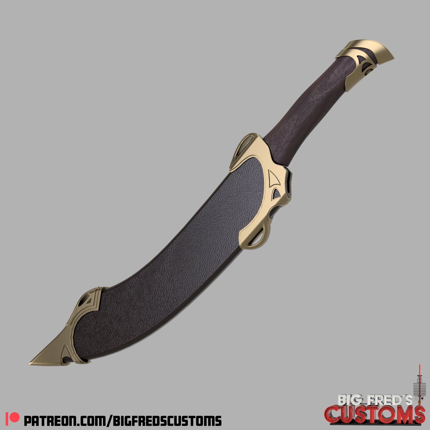 Aragorn's Elven Hunting Knife (The Lord of the Rings) STL (Download)