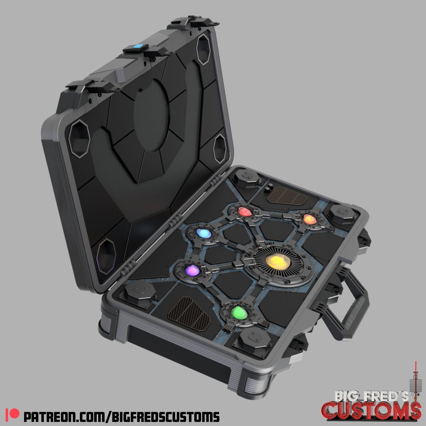 Infinity Stone Briefcase (Avengers End Game) STL (Download)