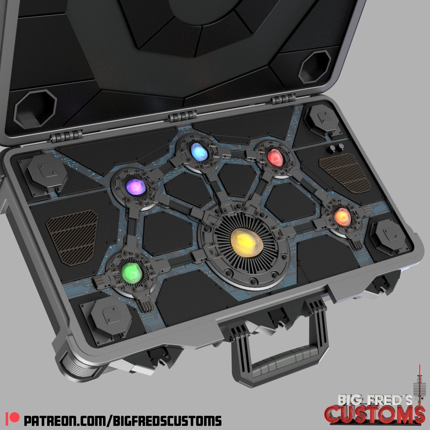 Infinity Stone Briefcase (Avengers End Game) STL (Download)