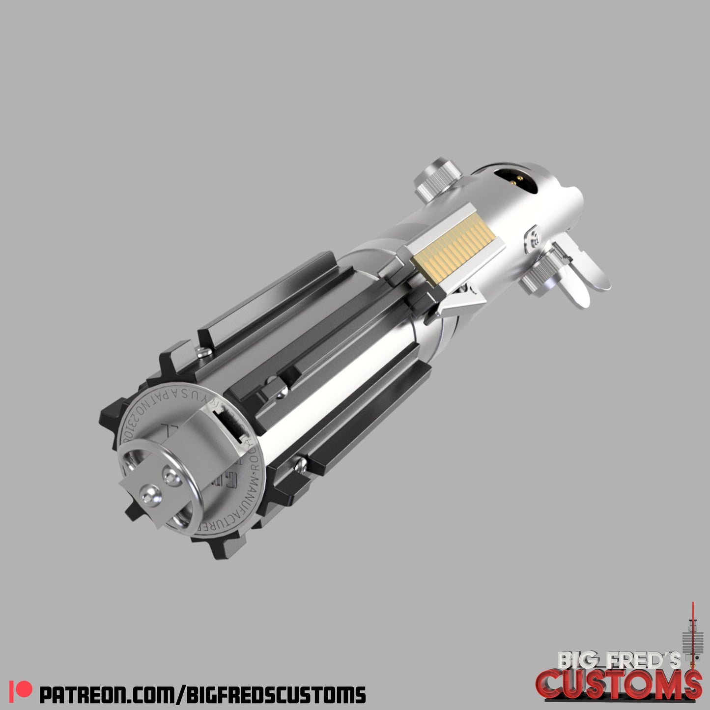 Luke Skywalker ESB Graflex Lightsaber (Empire Strikes Back) STL (Download)