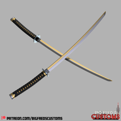 Deadpool Katana and Sheaths (Deadpool and Wolverine) STL (Download)
