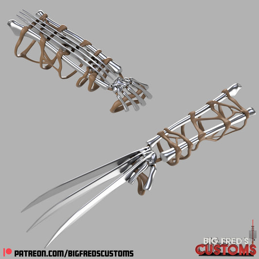 Adamantium Bone Claws (Deadpool and Wolverine) STL (Download)