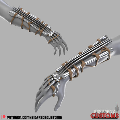 Adamantium Bone Claws (Deadpool and Wolverine) STL (Download)