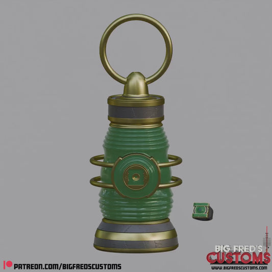 Hal Jordan's Green Lantern and Ring Stl File (Download)