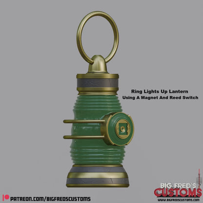 Hal Jordan's Green Lantern and Ring Stl File (Download)
